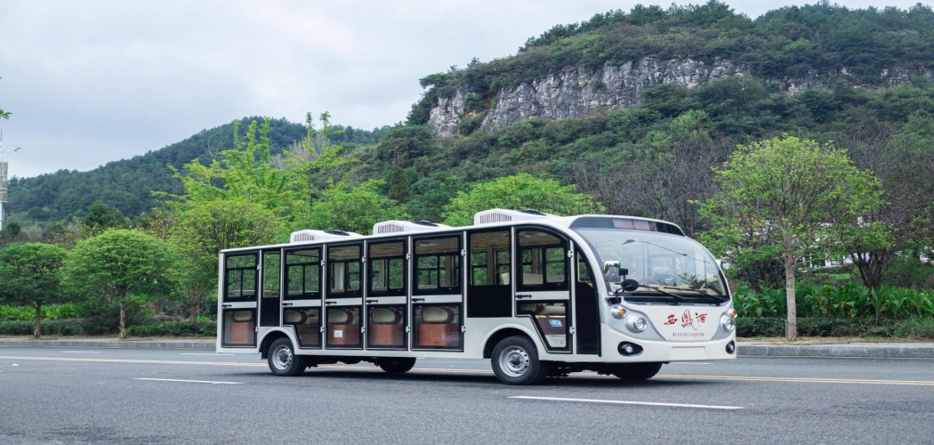 陜西·西鳳酒廠觀光車(chē)案例